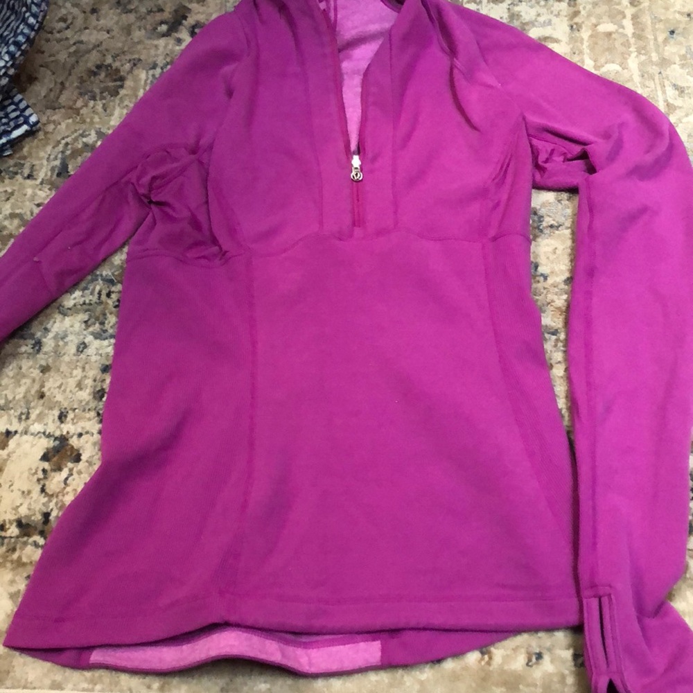 Purple Lululemon pullover size 6
